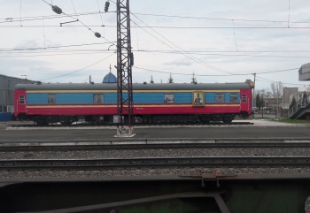 Вагон-храм на станции Канск-Енисейский