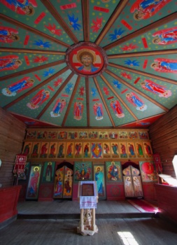 Интерьер Церкви Пророка Божия Илии на Ильинском Водлозерском Погосте