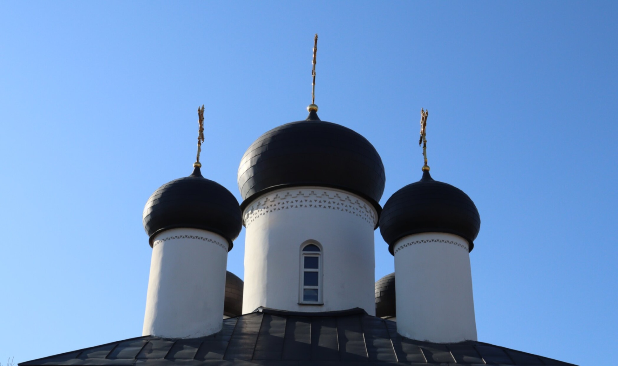 Купола Церкви Преображения Господня в Тярлево