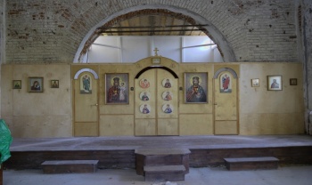 Интерьер Храма Святителя Николая Чудотворца в селе Дарищи