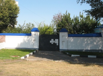 Входная группа и ограда Покровского храма в Воронеже