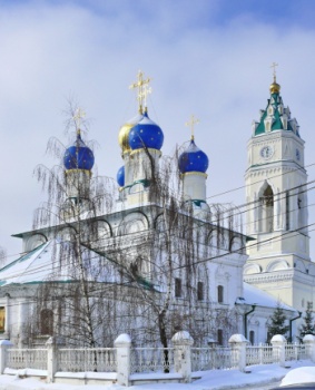 Благовещенская церковь в Туле - зимняя фотография