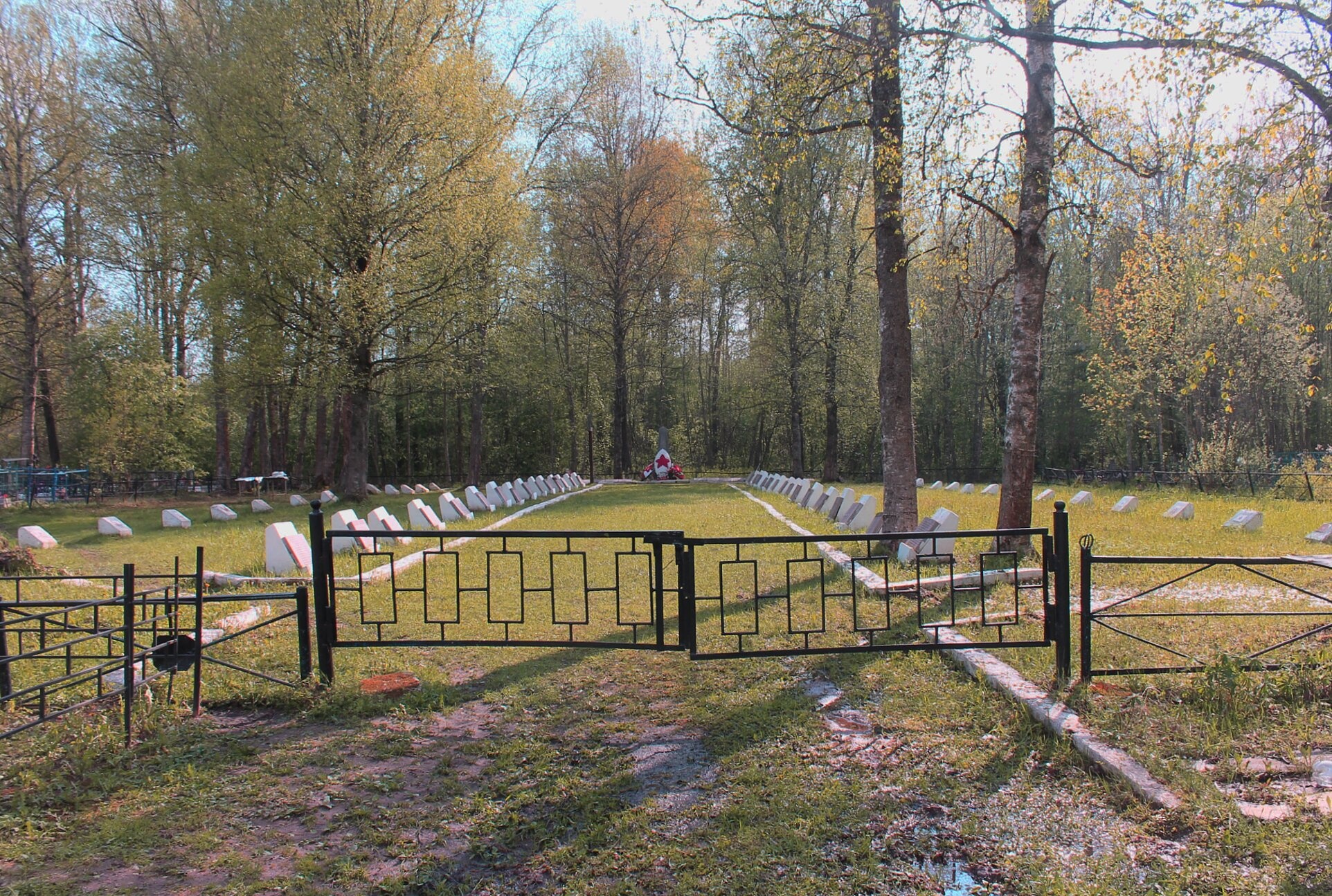 Воинское захоронение в Новгородском районе