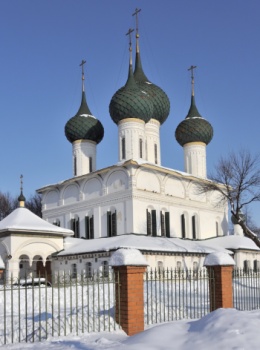 Собор Феодоровской иконы Божией Матери в Ярославле зимой