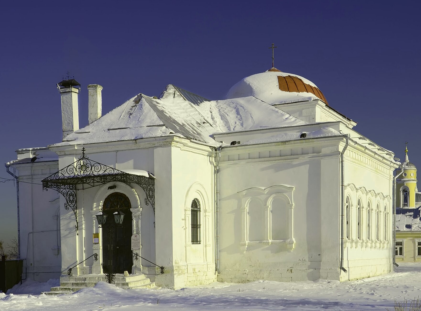 Церковь Николы Гостиного в Коломне - зимняя фотография