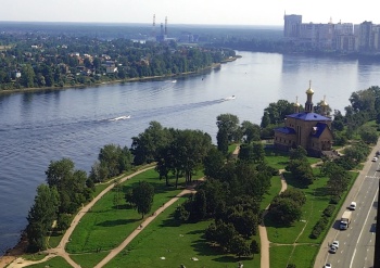 Храм Рождества Пресвятой Богородицы в Рыбацком на берегу Невы