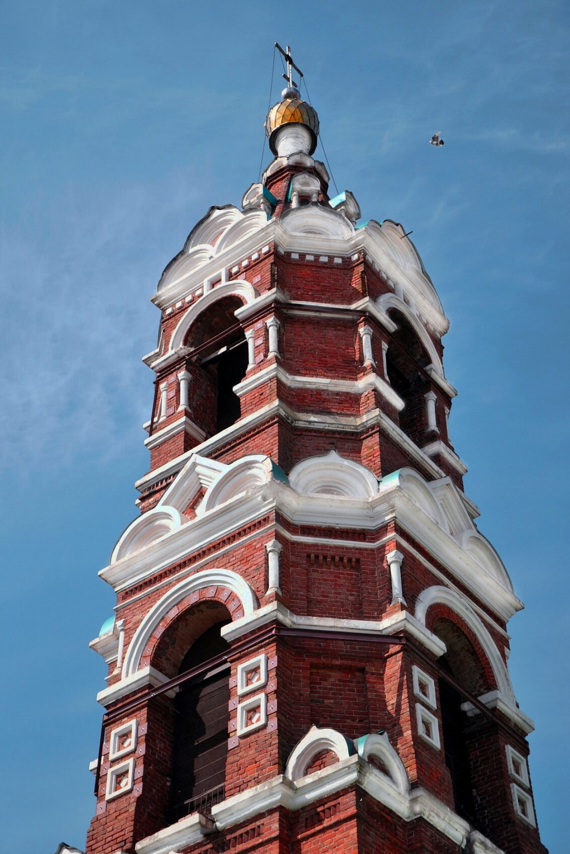 Колокольня Преображенской церкви в хуторе Обуховка