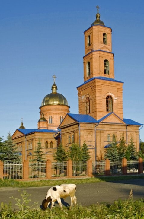 Введенский храм в селе Введенское Курганской области