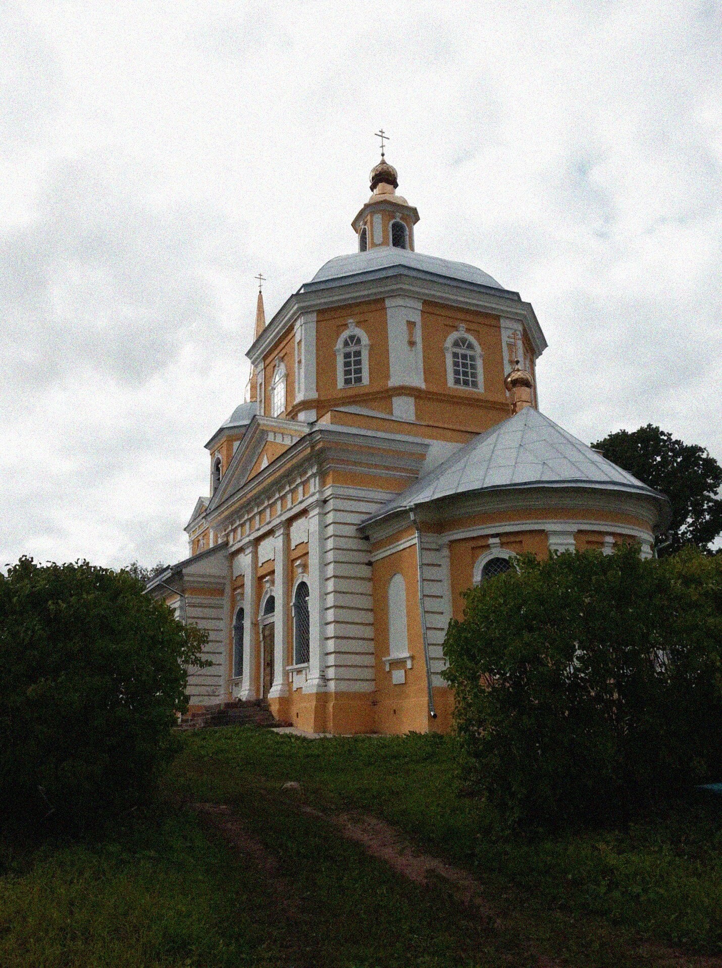 Церковь Тихвинской иконы Божией Матери в Дерглеце