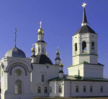Казанский собор Богородице-Алексиевского мужского монастыря в Томске