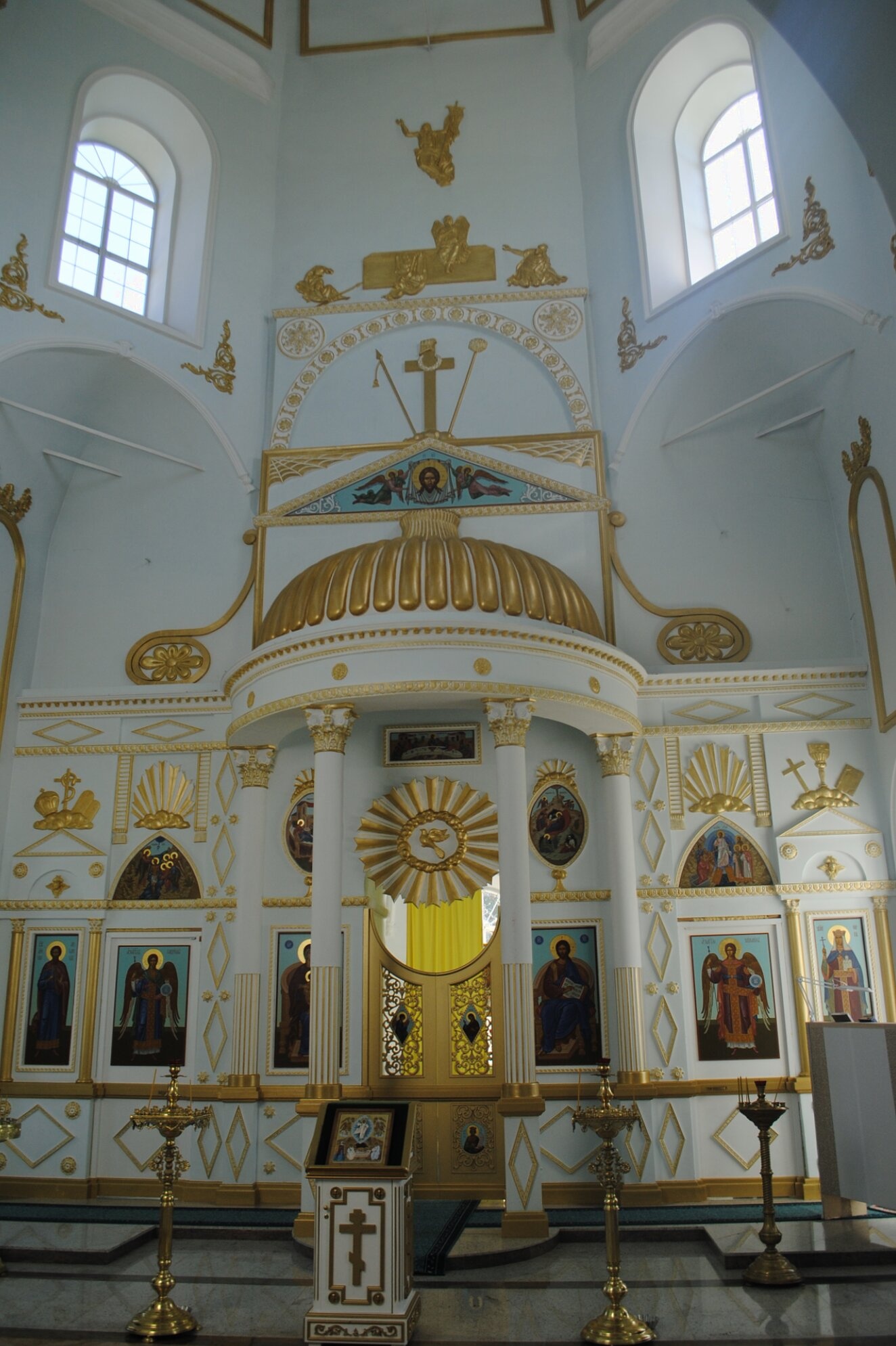 Иконостас Церкви Вознесения Господня в селе Узи