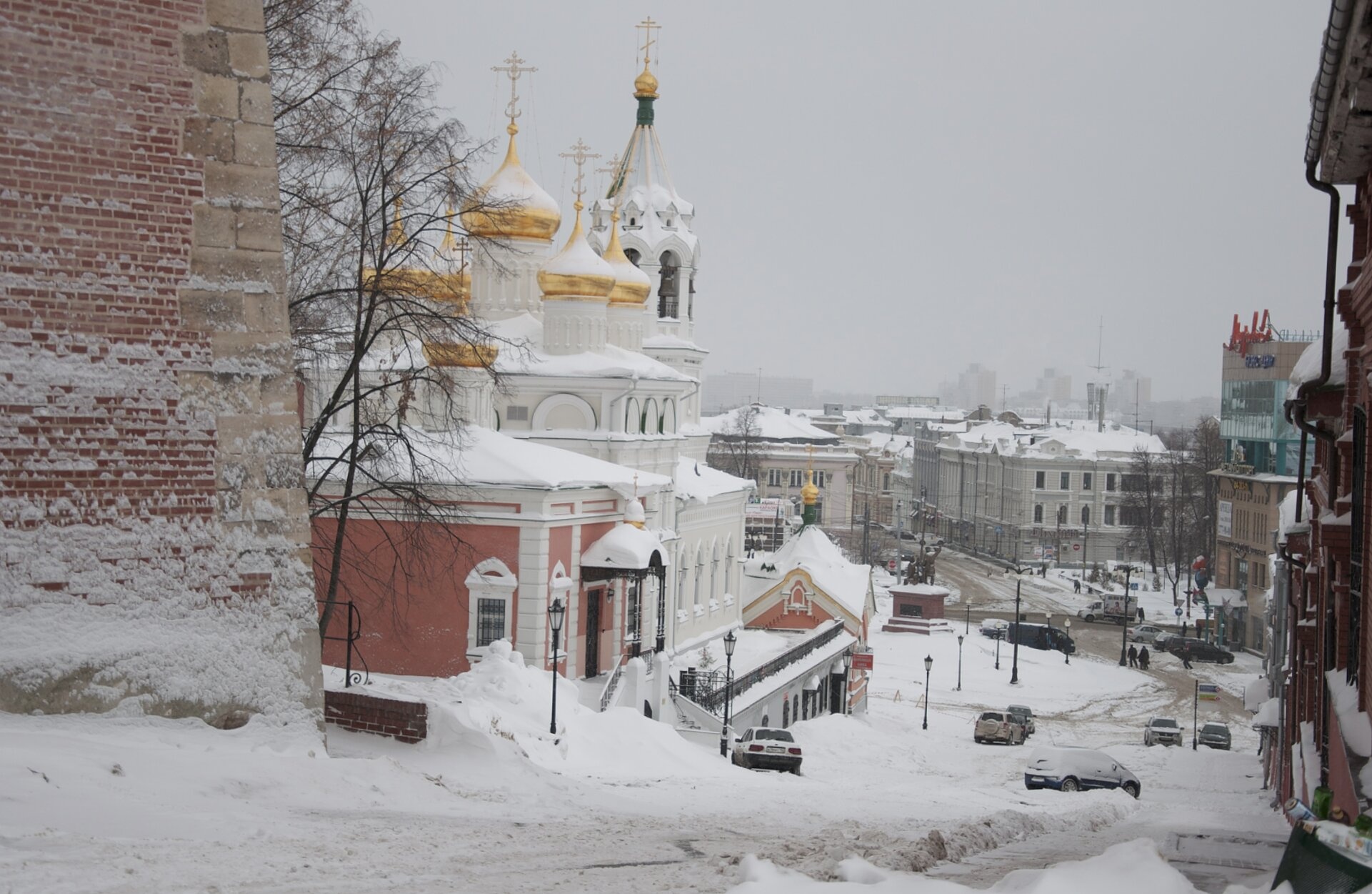 Церковь Рождества Иоанна Предтечи в Нижнем Новгороде зимой