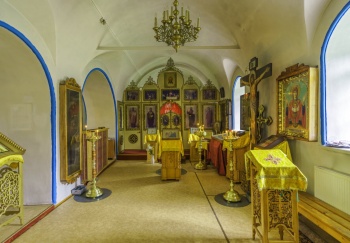 Интерьер Никольского храма в Порхове