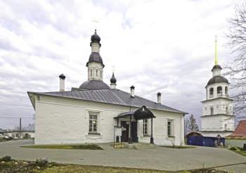 Архитектурный ансамбль Колоцкого монастыря на фотографии