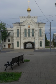 Знаменская церковь в Власьевской башне Ярославля