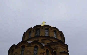 Купол Собора Святого Благоверного Князя Александра Невского в Новосибирске