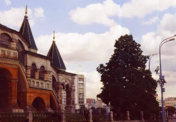 Храм Василия Блаженного: фотография архитектурного фрагмента