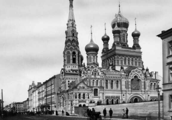 Храм Покрова Пресвятой Богородицы на Боровой улице - историческое фото
