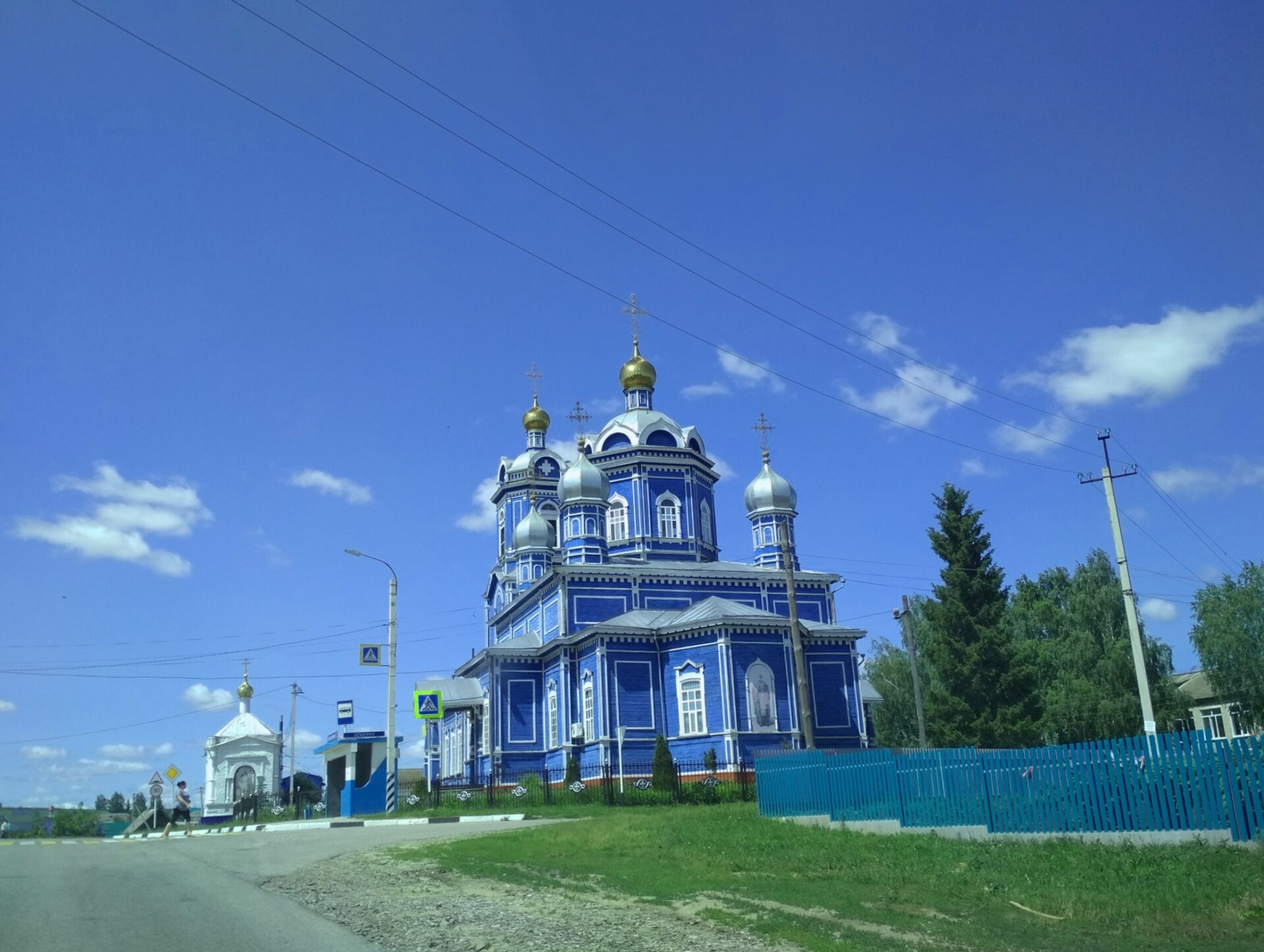 Свято-Никольский храм в селе Оськино