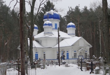 Церковь Успения Пресвятой Богородицы в Олонце - зимняя фотография