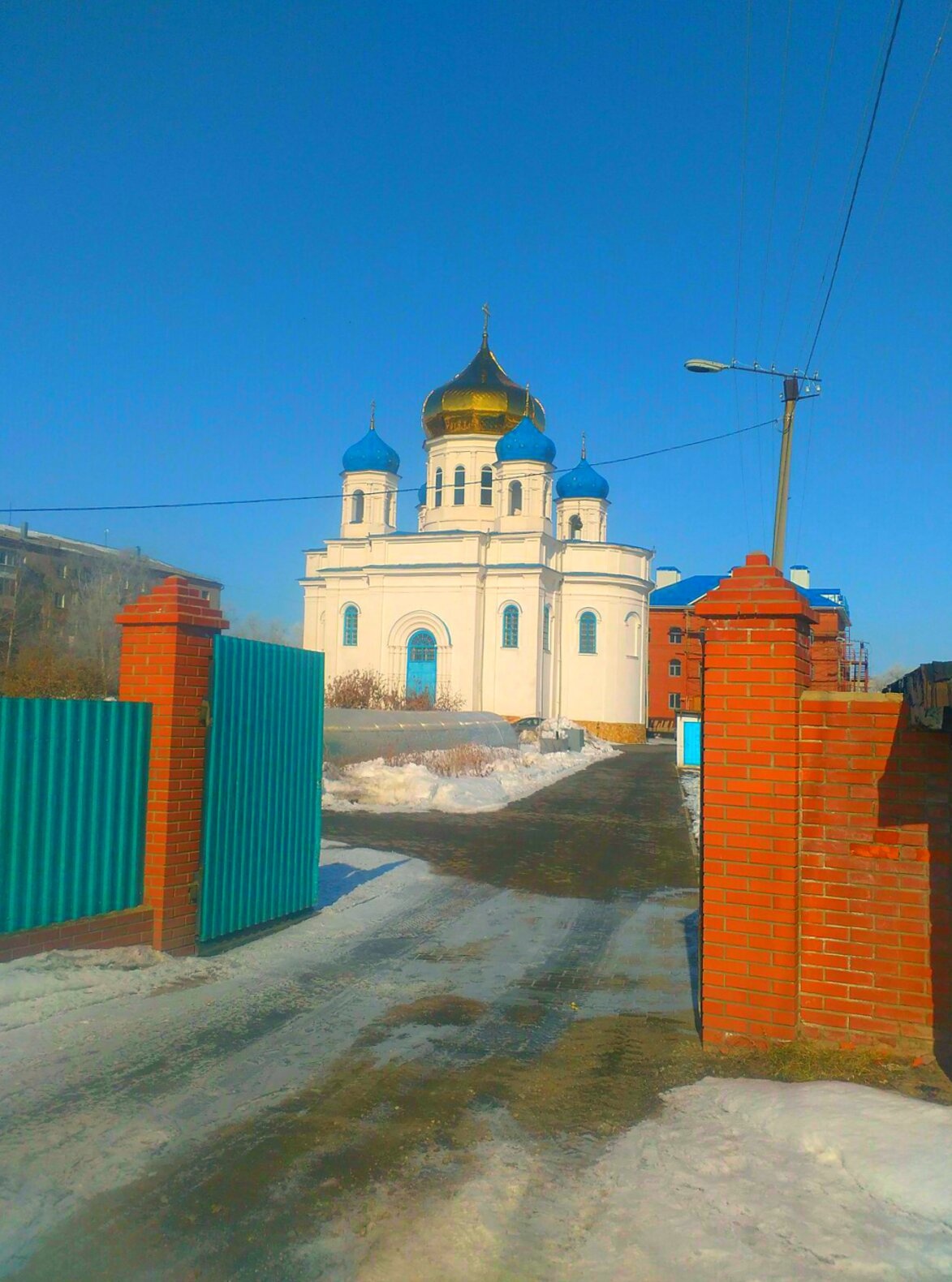 Свято-Казанский женский монастырь в Троицке — зимняя фотография