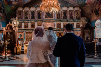 Таинство Венчания в Успенском храме Воронежа