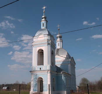 Храм Казанской иконы Божией Матери в деревне Кишкино
