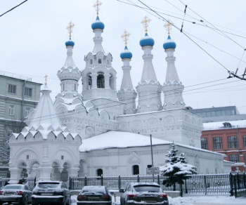 Церковь Рождества Пресвятой Богородицы в Путинках - зимняя фотография