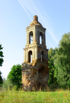Колокольня церкви Казанской иконы Божией Матери в Тарасково