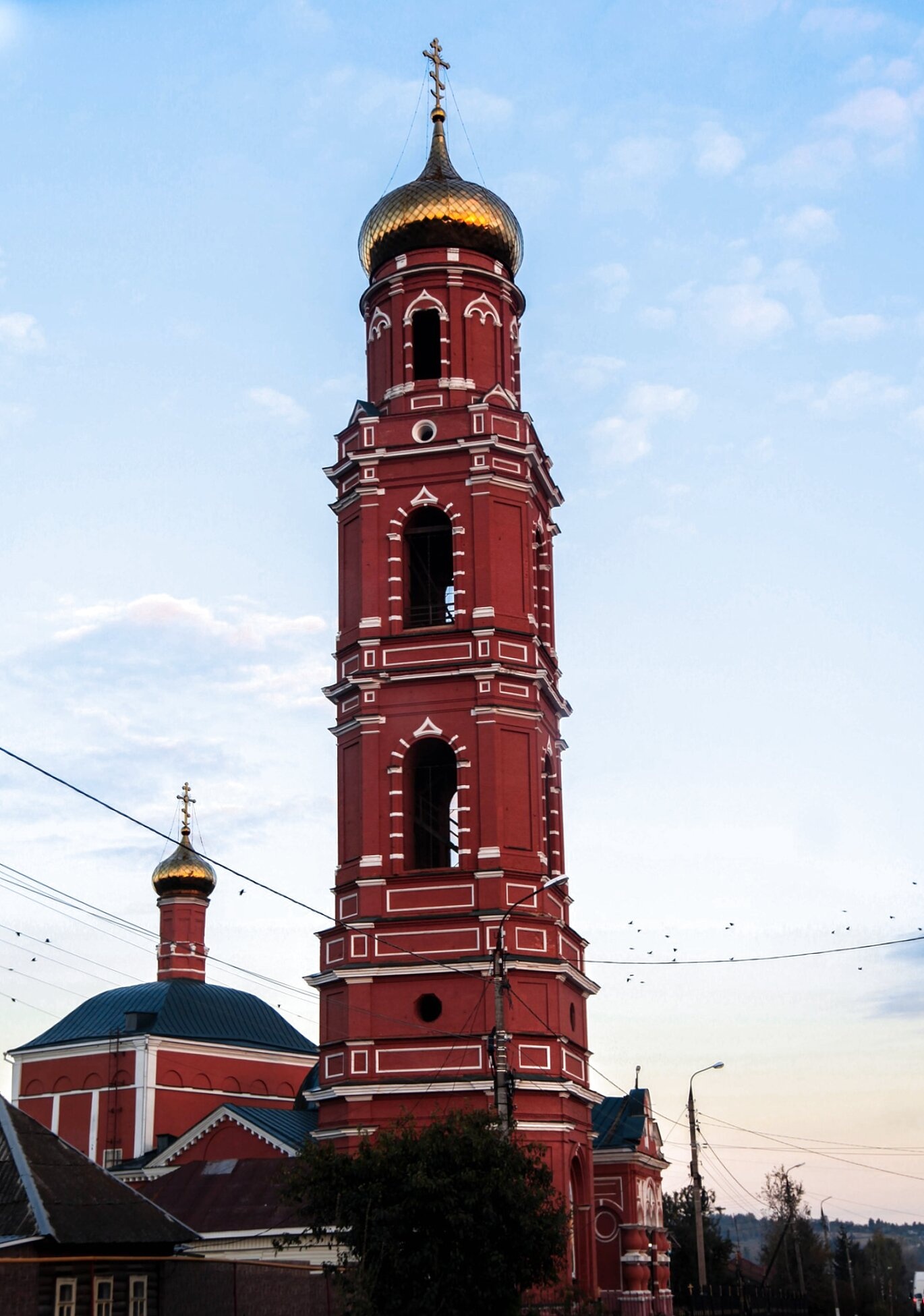 Колокольня Спасо-Преображенского собора в Болхове