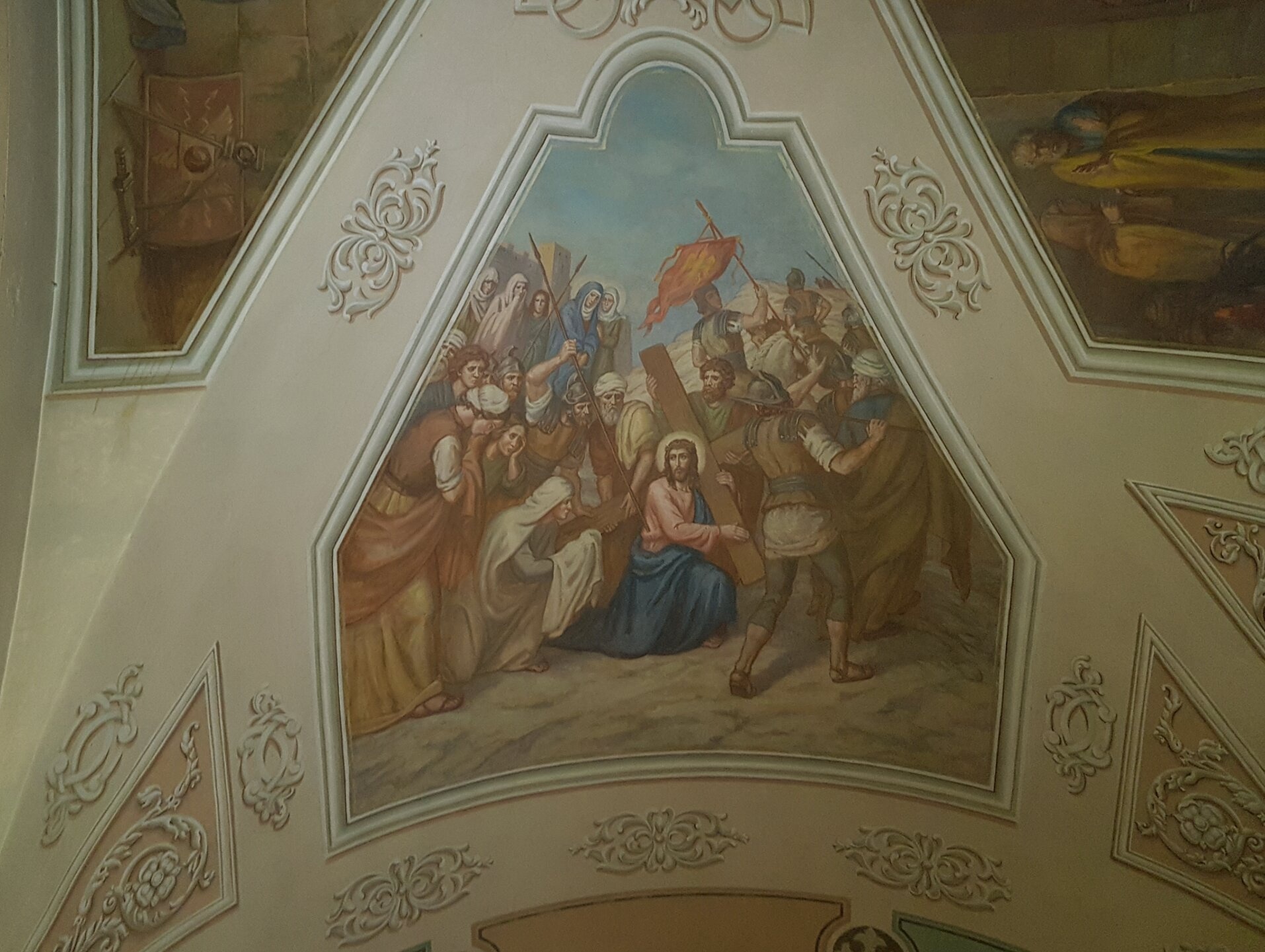 Фреска «Шествие на Голгофу, или Несение Креста»