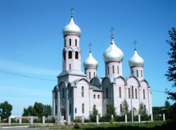 Свято-Троицкий собор в городе Шарыпово