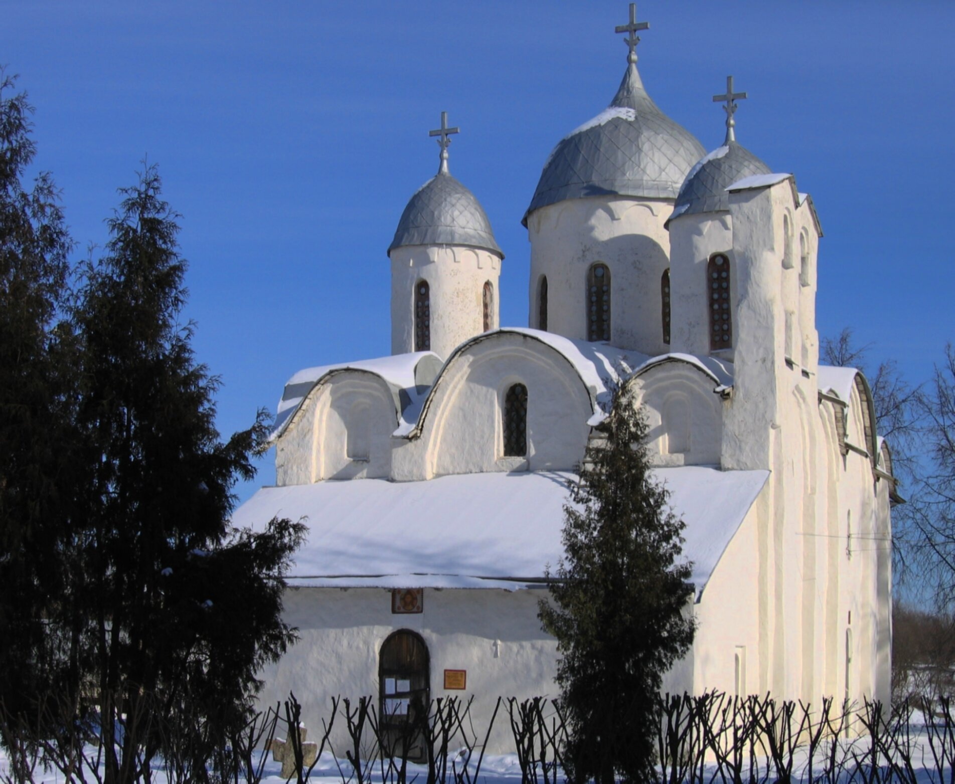 Собор Рождества Иоанна Предтечи Ивановского монастыря в Пскове