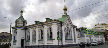 Храм святого Николая Чудотворца на набережной Северной Двины в Архангельске