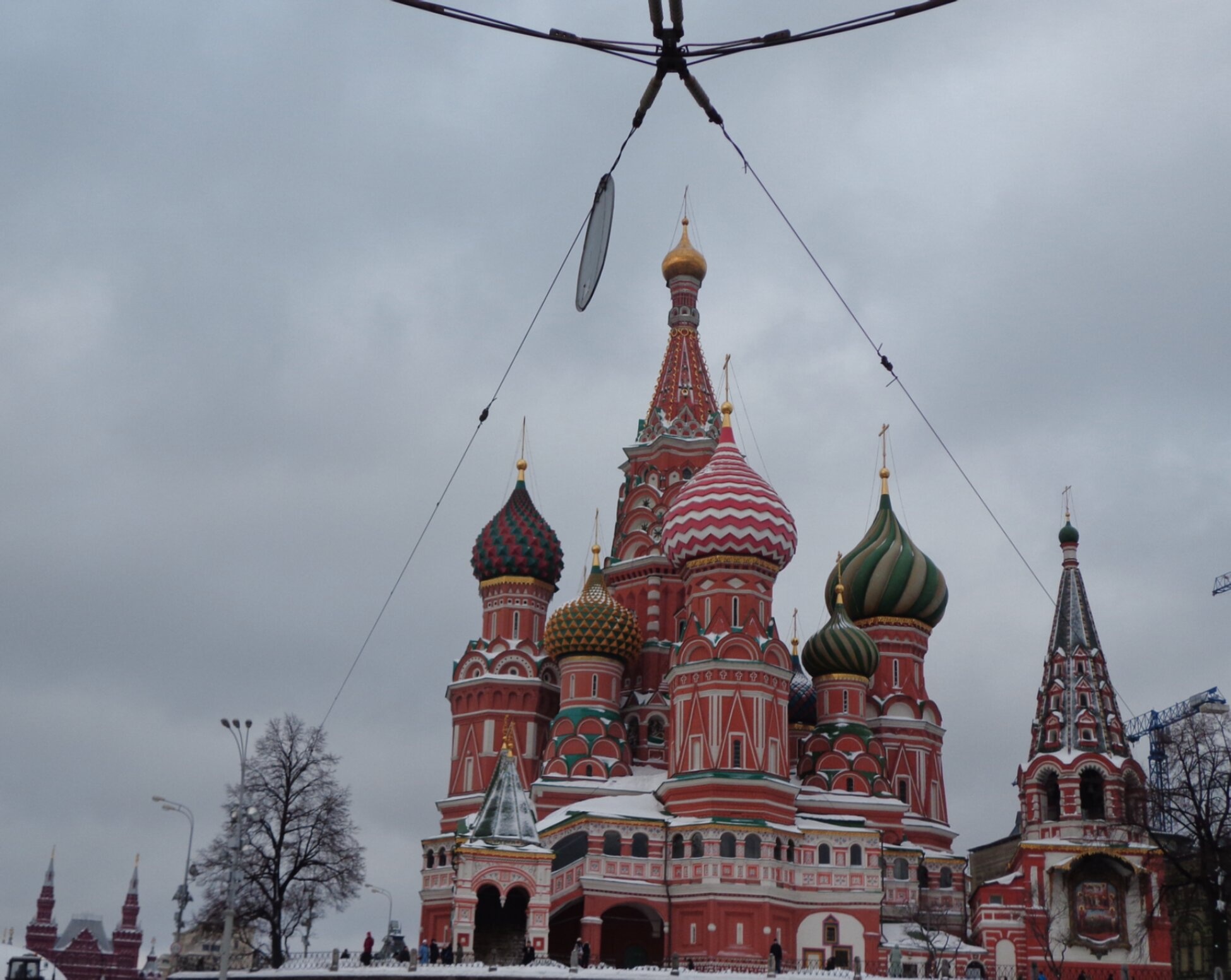 Храм Василия Блаженного на Красной площади: зимний образ святыни
