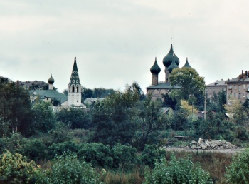 Фёдоровская церковь в Ярославле на фотографии 1978 года
