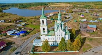 Спасо-Преображенская церковь в Нижней Синячихе