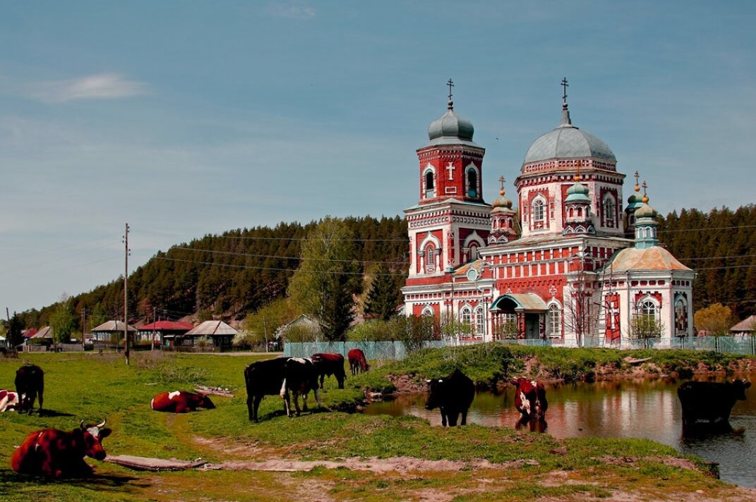Храм Николая Чудотворца в селе Новая Ханинеевка