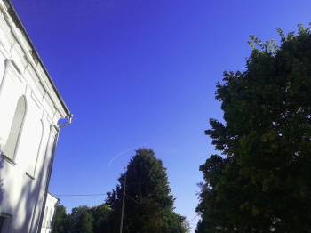 Вид на Свято-Юрьев монастырь в Великом Новгороде