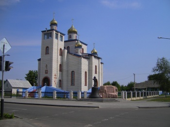 Спасо-Преображенская церковь в городе Ветка