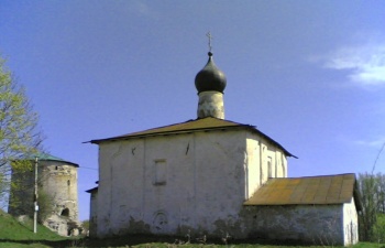 Храм Космы и Дамиана с Гремячей горы в Пскове