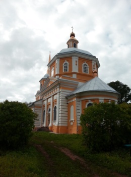 Церковь Тихвинской иконы Божией Матери в Дерглеце