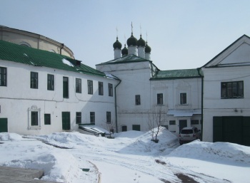 Церковь Введения во храм Пресвятой Богородицы в Казани: зимний вид
