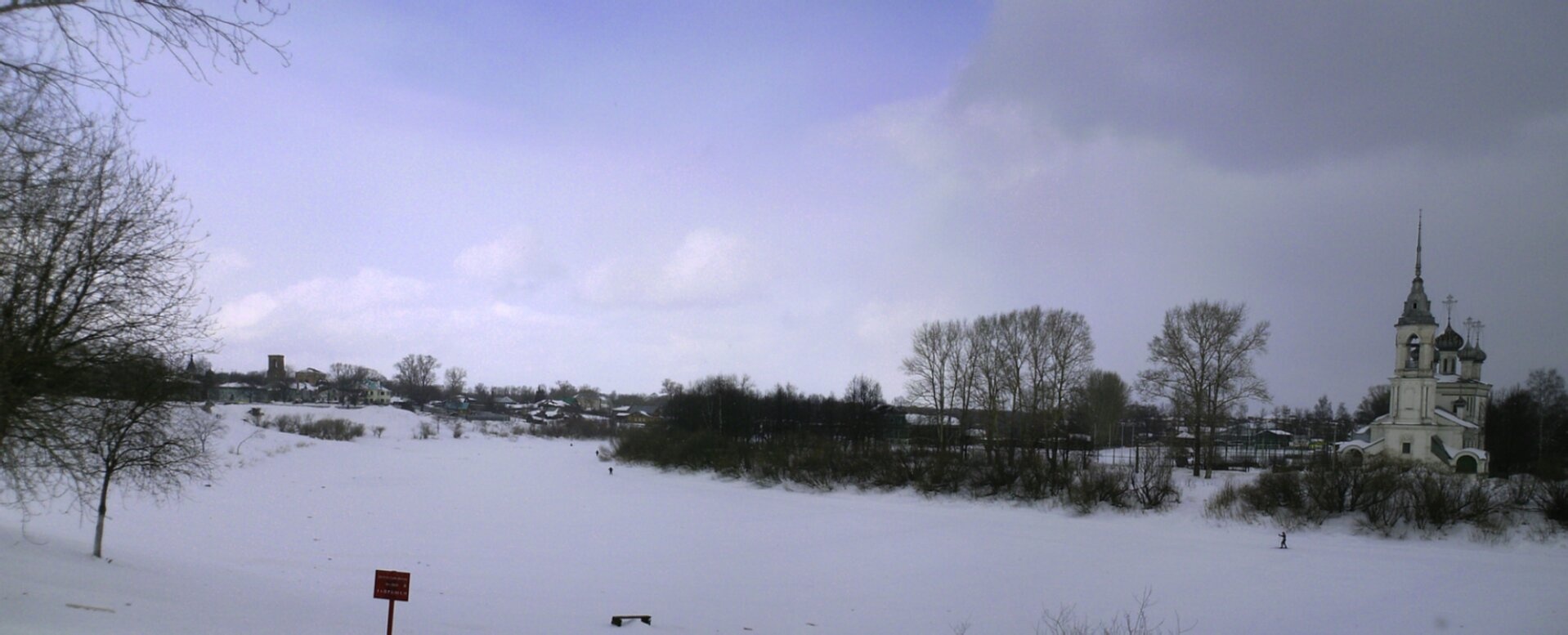 Церковь Сретения Господня в Вологде: зимний пейзаж