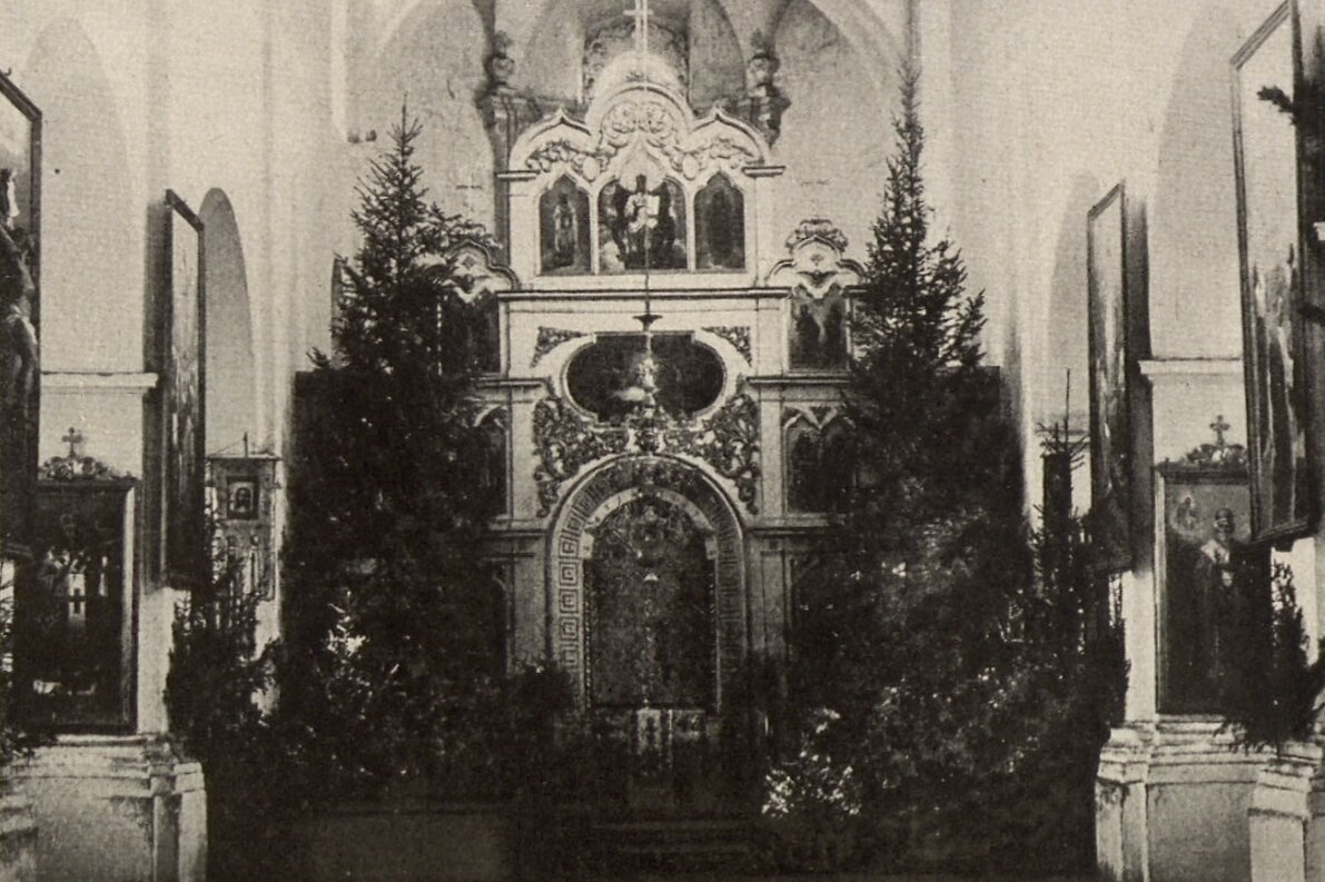 Интерьер Церкви Покрова Пресвятой Богородицы в Кривошине