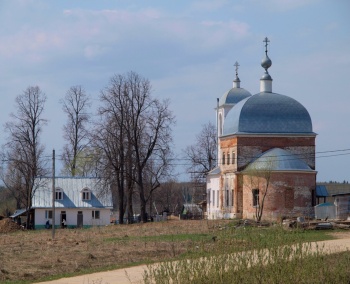 Церковь Преображения Господня в деревне Слепушкино