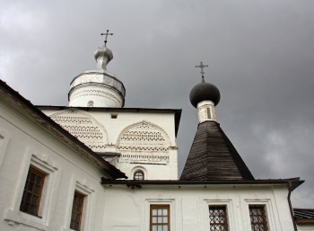 Архитектурные детали Собора Рождества Богородицы в Ферапонтовом монастыре