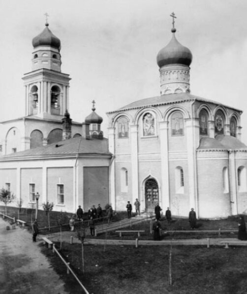 Церковь Рождества Пресвятой Богородицы в Старом Симонове - историческое фото