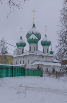 Храм Николая Чудотворца в Меленках: зимняя фотография