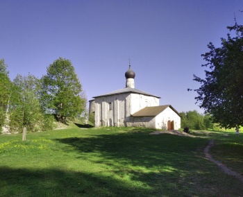 Храм Космы и Дамиана с Гремячей горы в Пскове
